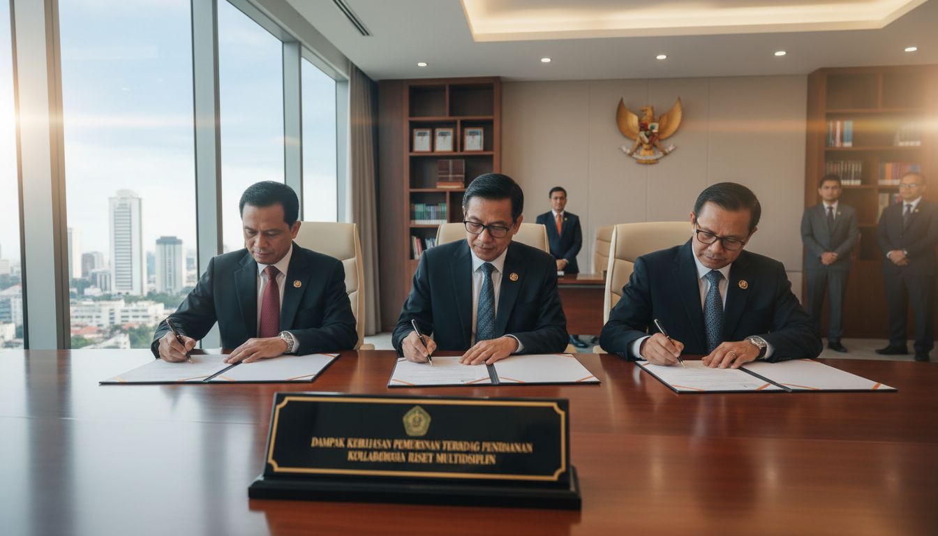 Dampak Kebijakan Pemerintah terhadap Pendanaan Kolaborasi Riset Multidisiplin