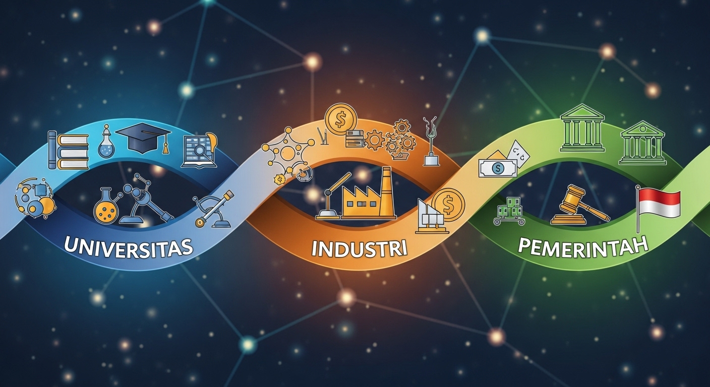 Model Triple Helix: Kolaborasi antara Universitas, Industri, dan Pemerintah